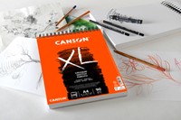 Schetspapier Canson XL Sketch 120vel 90gr A3 ivoorwit-2
