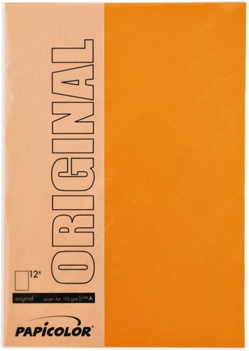 Kopieerpapier Papicolor A4 100gr 12 vel oranje-2