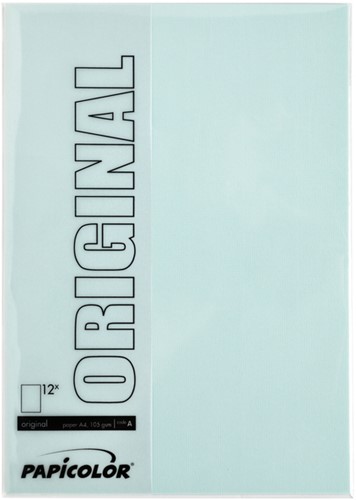 Kopieerpapier Papicolor A4 200gr 6 vel zeegroen-2