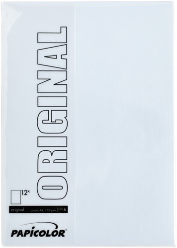Kopieerpapier Papicolor A4 200gr 6 vel babyblauw-2