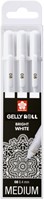 Gelschrijver Sakura Gelly Roll Classic 08 set à 3 stuks wit-2