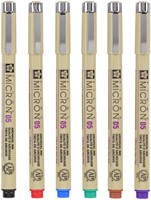 Fineliner Sakura Pigma Micron 05 basic set 6 kleuren-3