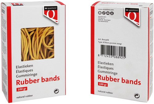 Elastiek Quantore 18 80x1,5x1mm 100gram-2