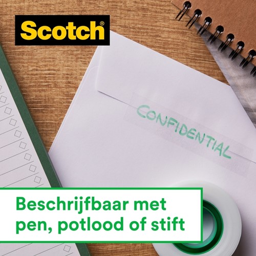 Plakband Scotch Magic 810 19mmx33m onzichtbaar mat-3