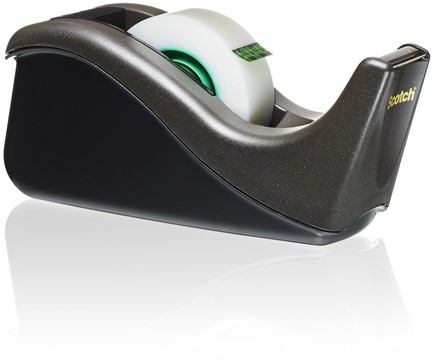 Plakbandhouder Scotch C60 zwart + 1rol magic tape 19mmx33m