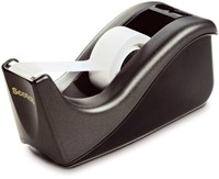 Plakbandhouder Scotch C60 zwart + 1rol magic tape 19mmx33m-2