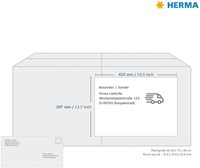 Etiket HERMA 8692 A3 420x297mm 100 stuks-2