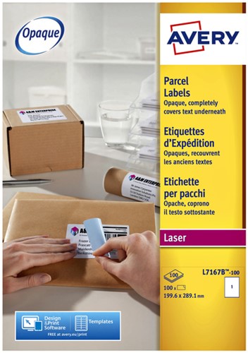 Etiket Avery L7167B-100 199.6x289.1mm blockout 100 etiketten-2