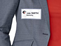 Naambadge etiket Avery L4787-20 80x50mm blauw kader 200 etiketten-3