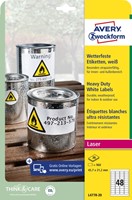 Etiket Avery L4778-20 45.7x21.2mm polyester wit 960 etiketten-2