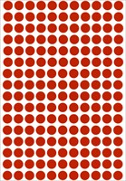 Etiket HERMA 2212 rond 8mm rood 5632stuks-3