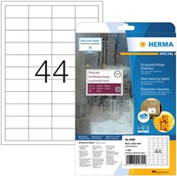 Etiket HERMA 4690 48.3x25.4mm weerbestendig wit 1100stuks