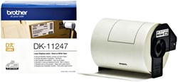 Etiket Brother DK-11247 verzendlabel groot 103x164mm 1 rol á 180 stuks wit