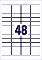 Etiket Avery L6009-20 45.7x21.2mm zilver 960 etiketten-3