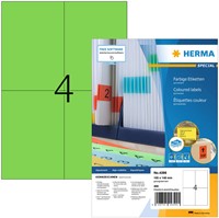 Etiket HERMA 4399 105x148mm A6 groen 400 stuks