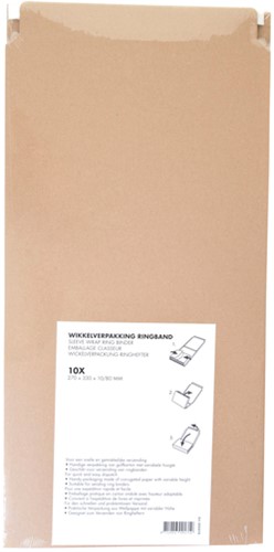 Wikkelverpakking ringbanden en ordners IEZZY met zelfklevende strip br-2