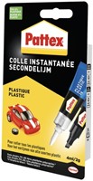 Secondenlijm Pattex all plastic tube 2 gram op blister-2