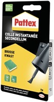 Secondenlijm Pattex met kwast flacon 5 gram op blister-2
