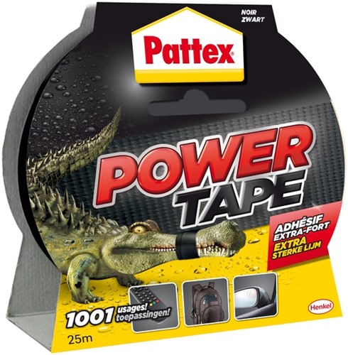 Plakband Pattex Power Tape 50mmx25m zwart