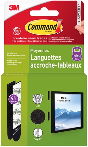 Bevestigingsstrip Command middelgroot klik vast  5,4kg zwart-2