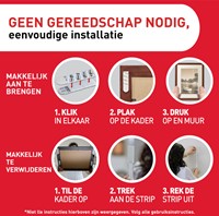 Bevestigingsstrip Command groot klik vast 7,2kg zwart-2