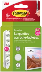 Bevestigingsstrip Command groot klik vast 7,2kg wit