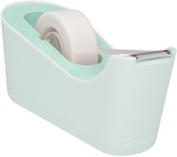 Plakbandhouder Scotch C18 mint + 4 rollen magic tape 19mmx33m-2