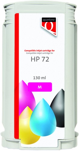 Inktcartridge Quantore alternatief tbv HP 72 C9372A rood