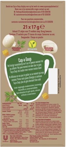 Cup-a-Soup Unox champignon crème 21x175ml-3