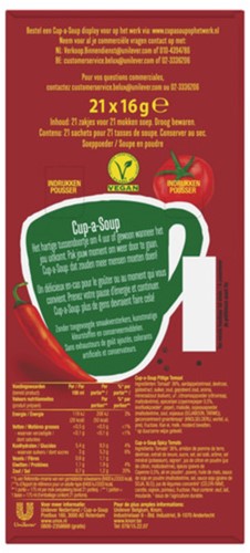 Cup-a-Soup Unox pittige tomaat 21x175ml-3