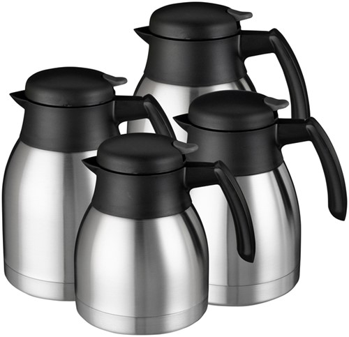 Thermoskan Bravilor dubbelwandig 1.2 liter RVS zwart-2