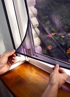 Insectenhor tesa® Insect Stop COMFORT raam 1,3x1,3m zwart-3