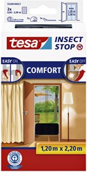 Insectenhor tesa® Insect Stop COMFORT deur 2x 0,65x2,20m zwart