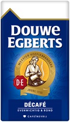 Koffie Douwe Egberts snelfiltermaling decafe 250gr