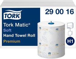 Handdoekrol Tork H1 Matic Premium 2-laags 100m wit 290016