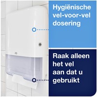Handdoekdispenser Tork H3 Elevation wit 553000-2
