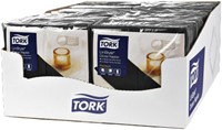 Dinerservet Tork Linstyle Premium 1/8 vouw 1-laags 390x390mm 50 vel zwart 478151-3