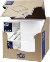 Lunchservet Tork Advanced 1/4 vouw 2-laags 328x325mm 200 vel wit 477149-2