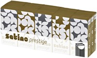 Zakdoek Satino Prestige 4-laags 15x10 vel wit 113940-2