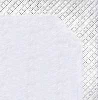 Zakdoek Satino Prestige 4-laags 15x10 vel wit 113940-3