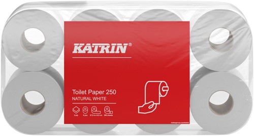 Toiletpapier Katrin 2-laags 250 vel naturel 169505-2