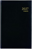 Agenda 2027 Brepols Saturnus Lima 7dagen/2pagina's zwart