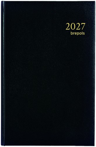 Agenda 2027 Brepols Saturnus Lima 7dagen/2pagina's zwart