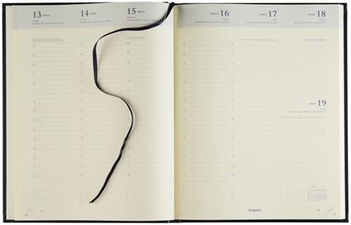 Agenda 2027 Brepols Concorde Lima 7dagen/2pagina's zwart-2