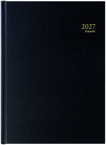 Agenda 2027 Brepols Bremax Santex A4 1dag/2pagina's 8 kolommen zwart