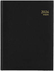 Agenda 2026 Brepols Timing Lima 7dagen/2pagina's viertalig zwart