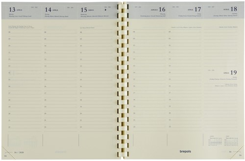 Agenda 2026 Brepols Timing Calpe 7dagen/2pagina's spiraal zwart-2