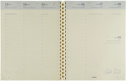 Agenda 2026 Brepols Concorde Calpe 7dagen/2pagina's spiraal zwart-2