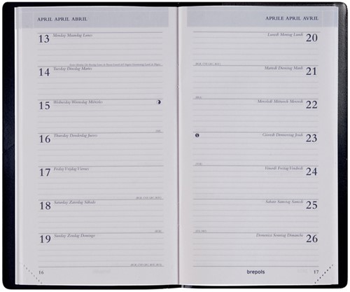 Agenda 2026 Brepols Breplan Genova 7dagen/1pagina zwart-2