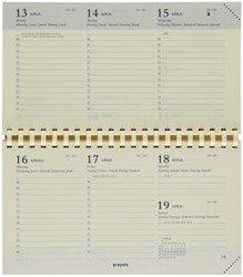 Agendavulling 2026 Brepols Omniplan 7dagen/2pagina's